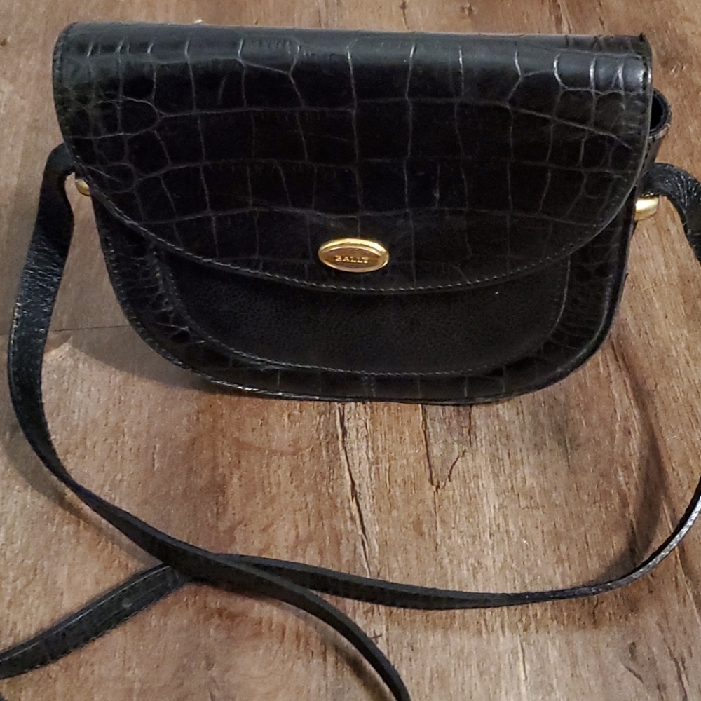 Stunning Bally Ostrich leather